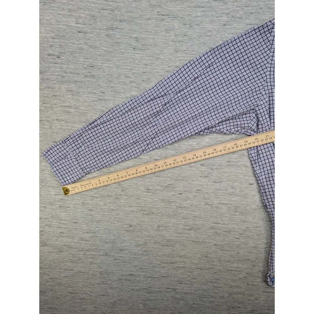 Polo Ralph Lauren Stretch Button Down Shirt Plaid Checkered Long‎ Sleeve L
